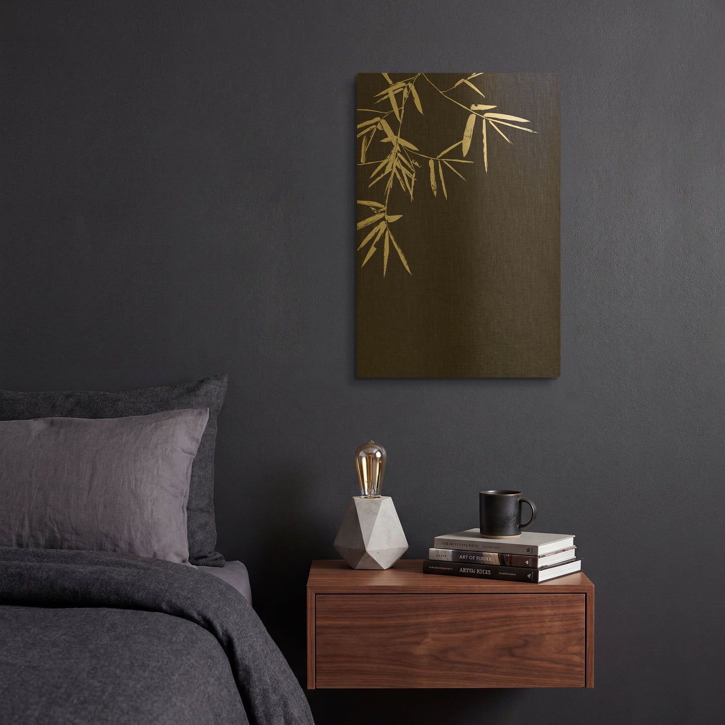'Inverse' By Incado Gold Metal Wall Art