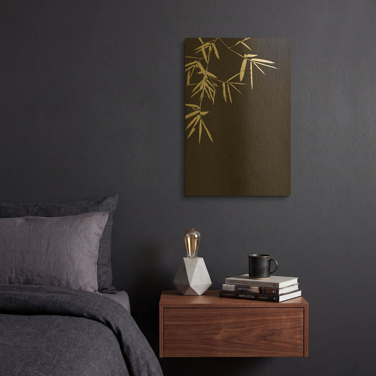 'Inverse' By Incado Gold Metal Wall Art