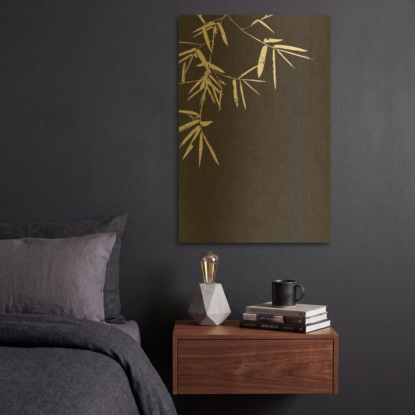 'Inverse' By Incado Gold Metal Wall Art