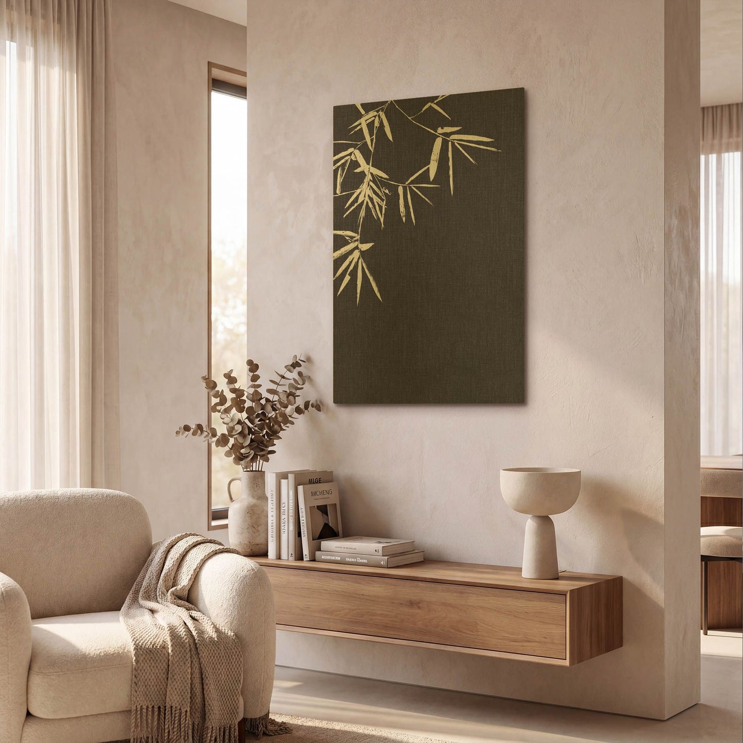 'Inverse' By Incado Gold Metal Wall Art