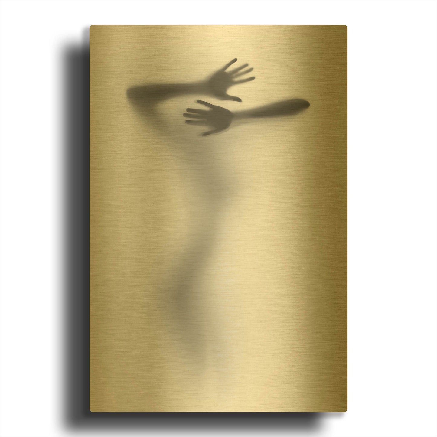 'It Hurts' By Incado Gold Metal Wall Art