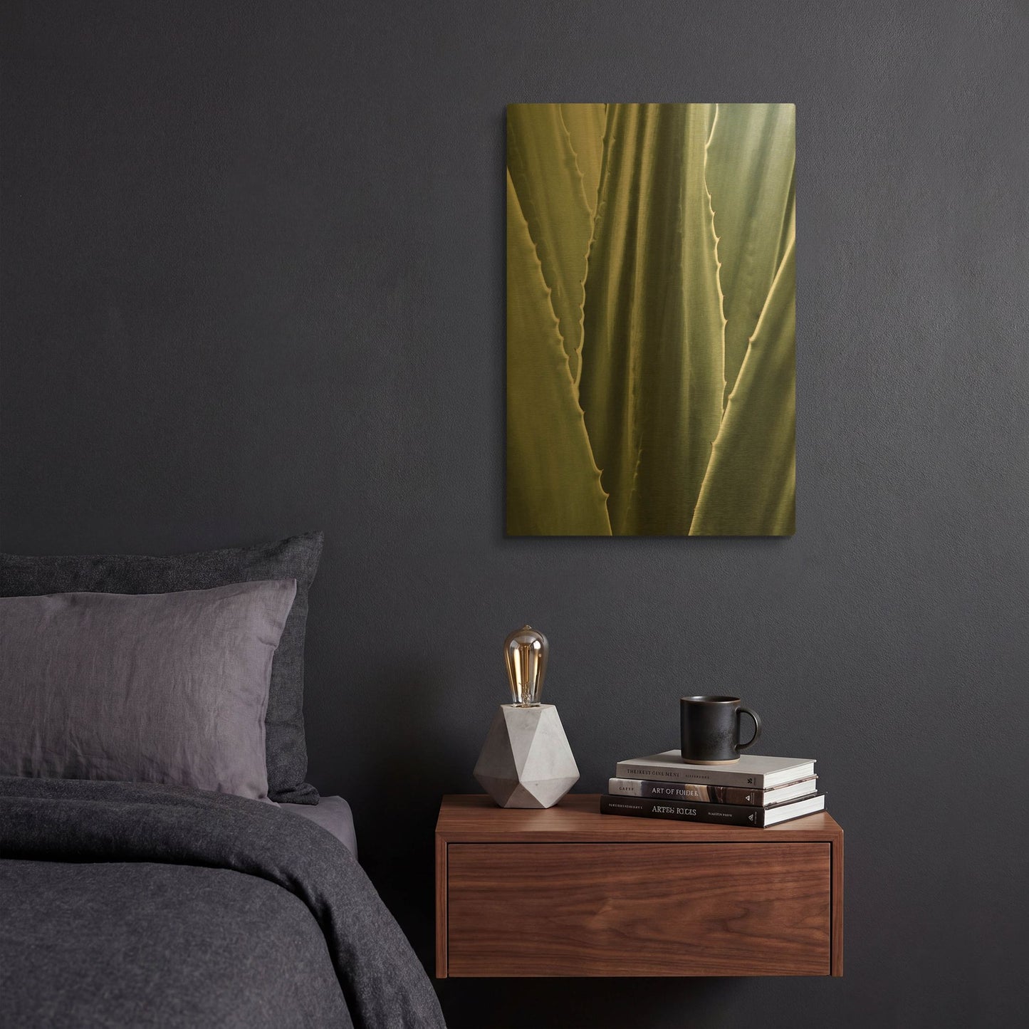'Leaf I' By Incado Gold Metal Wall Art