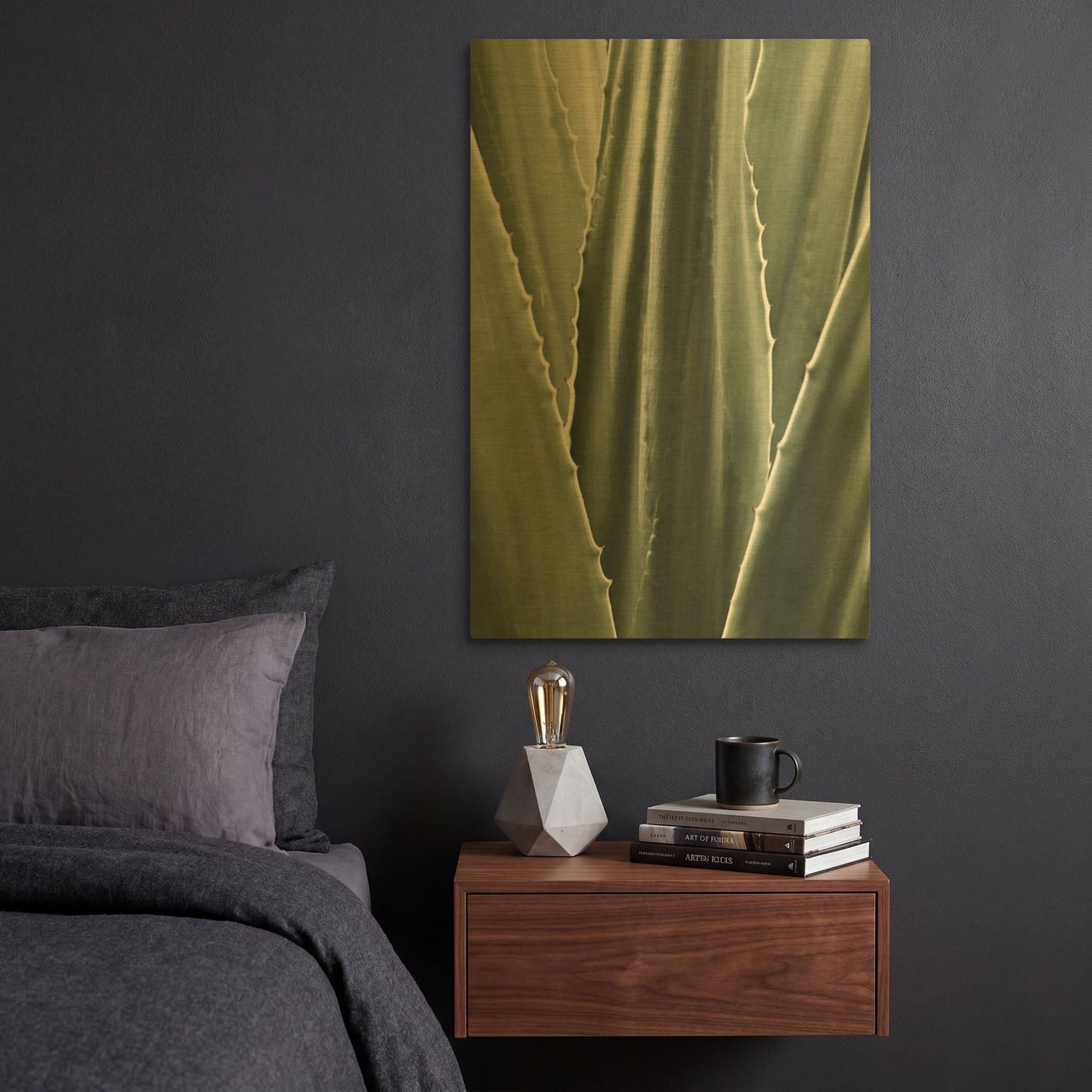 'Leaf I' By Incado Gold Metal Wall Art
