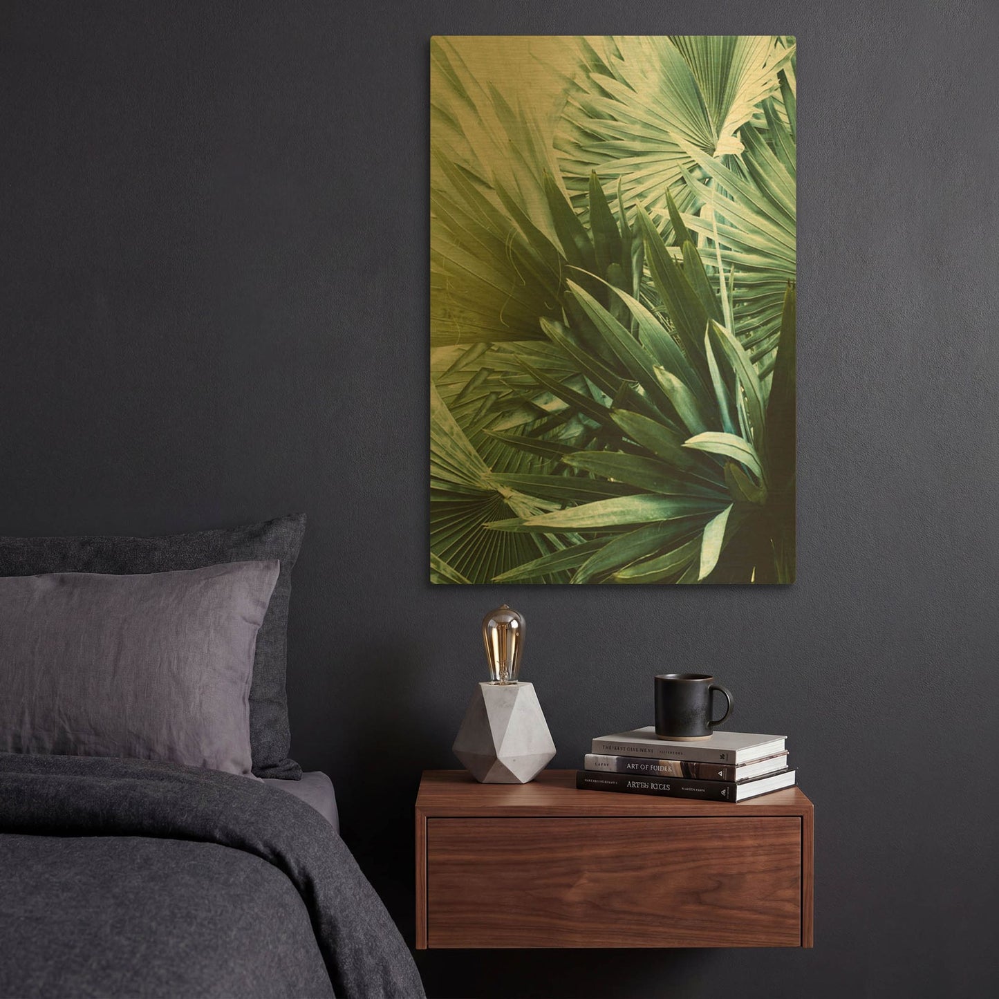 'Leaf II' By Incado Gold Metal Wall Art