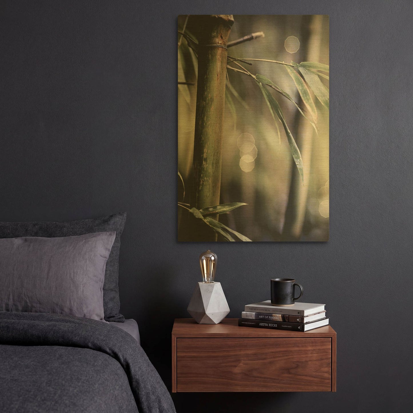 'Leaf IV' By Incado Gold Metal Wall Art