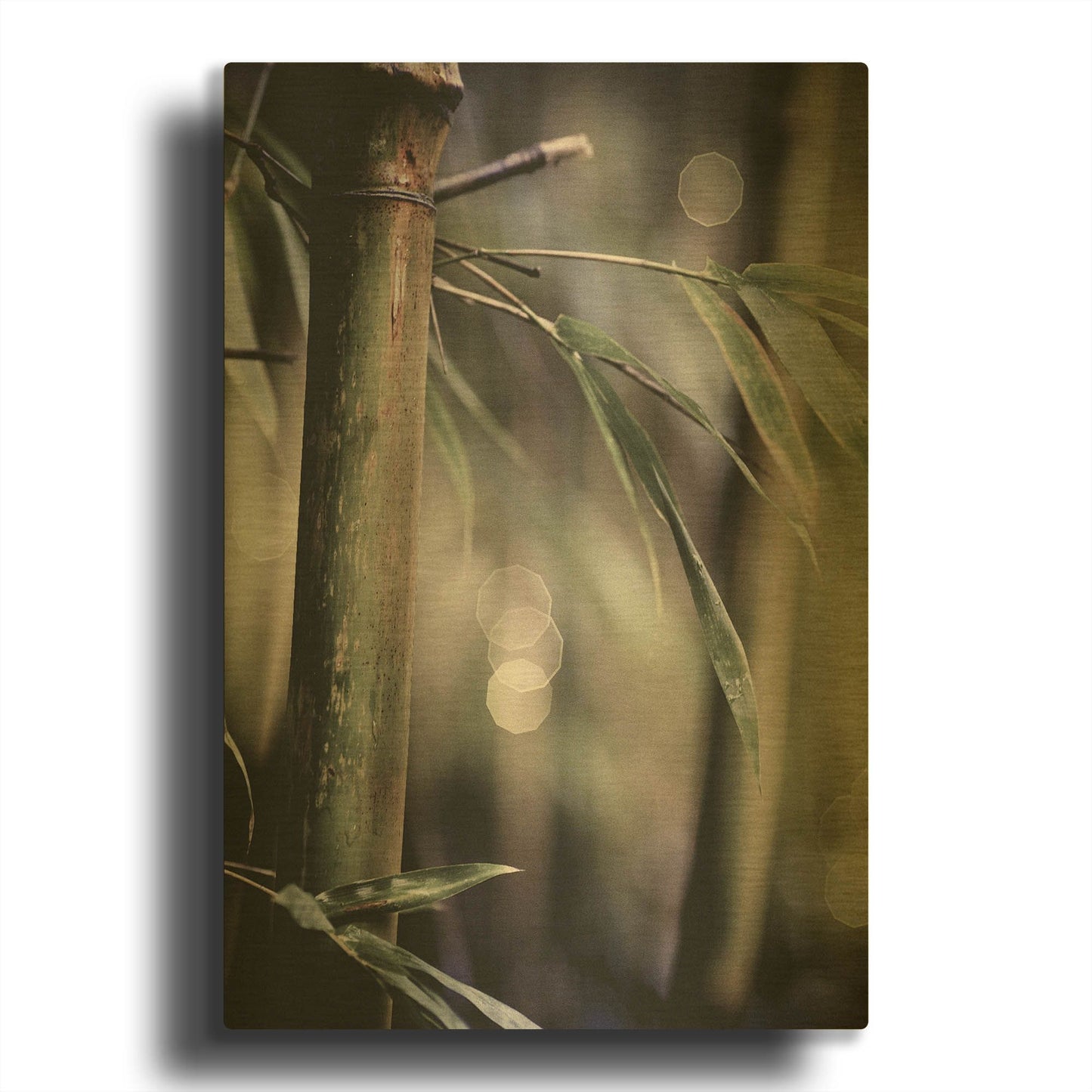 'Leaf IV' By Incado Gold Metal Wall Art