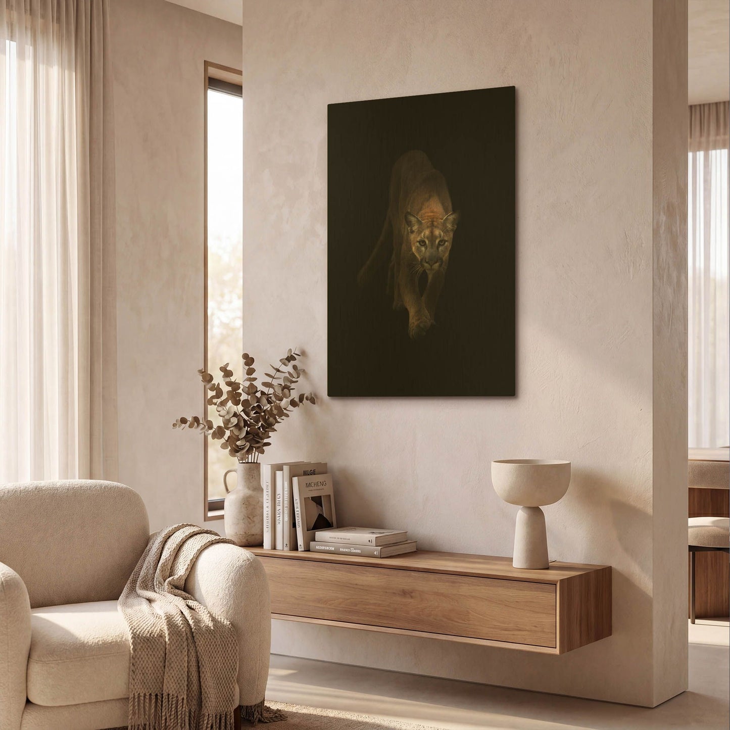 'Lion' By Incado Gold Metal Wall Art