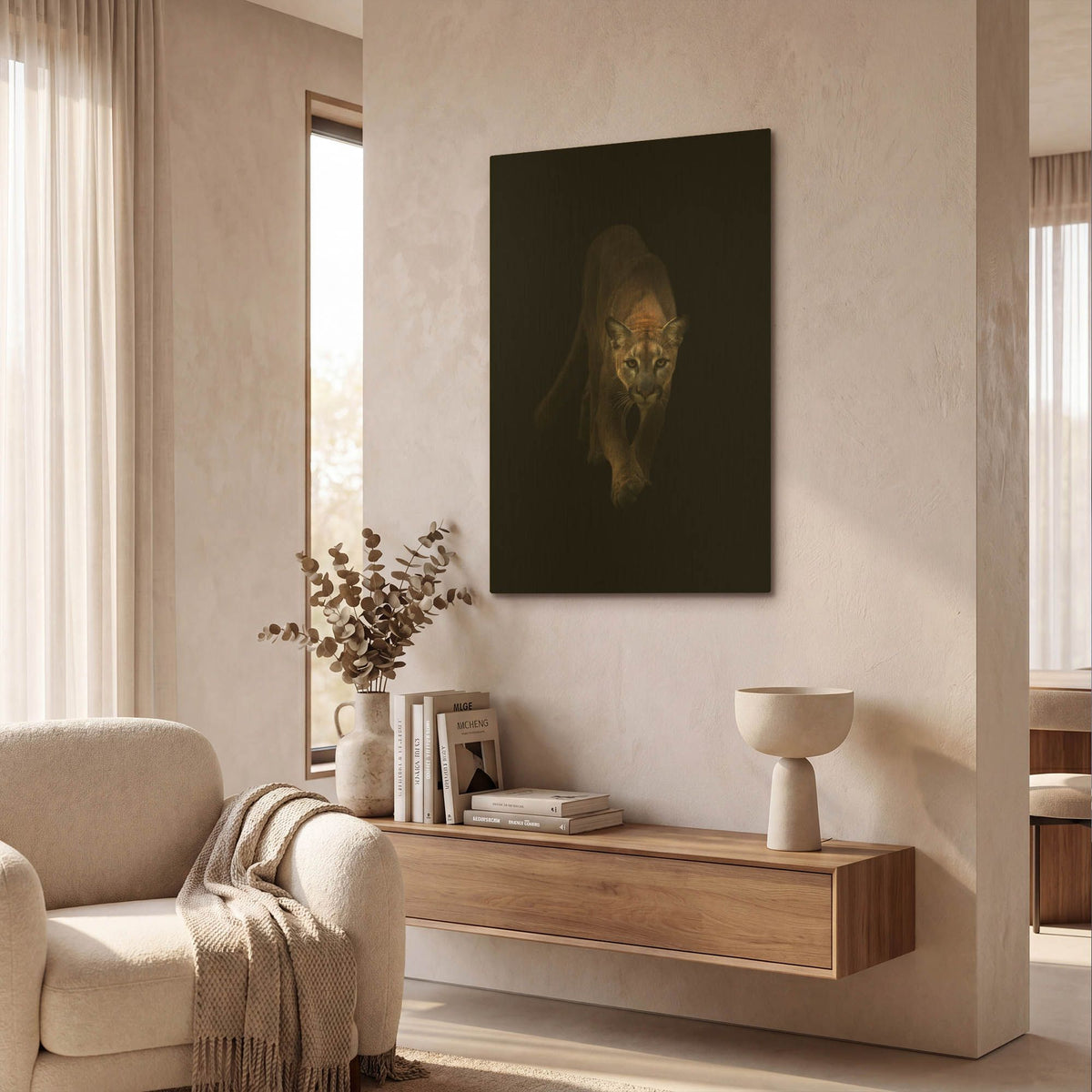 'Lion' By Incado Gold Metal Wall Art