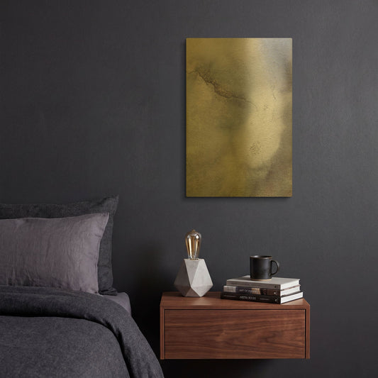 'Marble' By Incado Gold Metal Wall Art