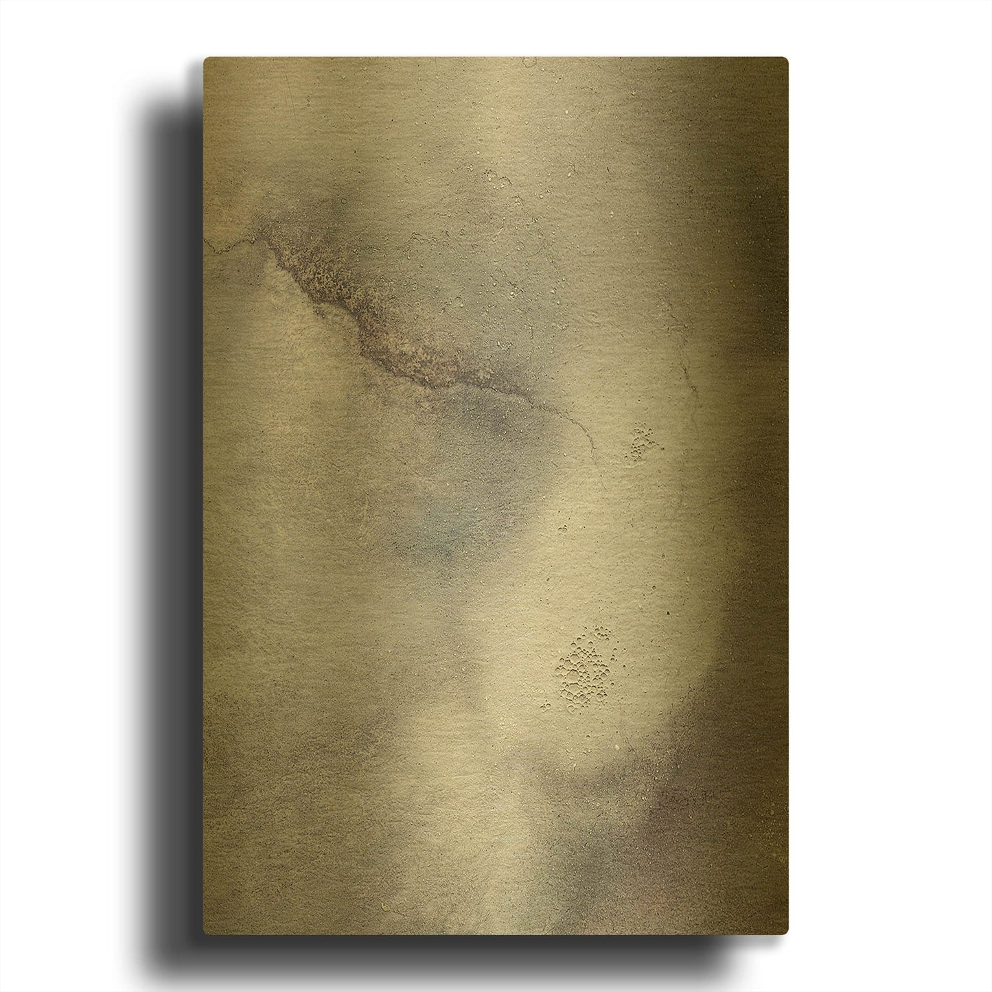 'Marble' By Incado Gold Metal Wall Art