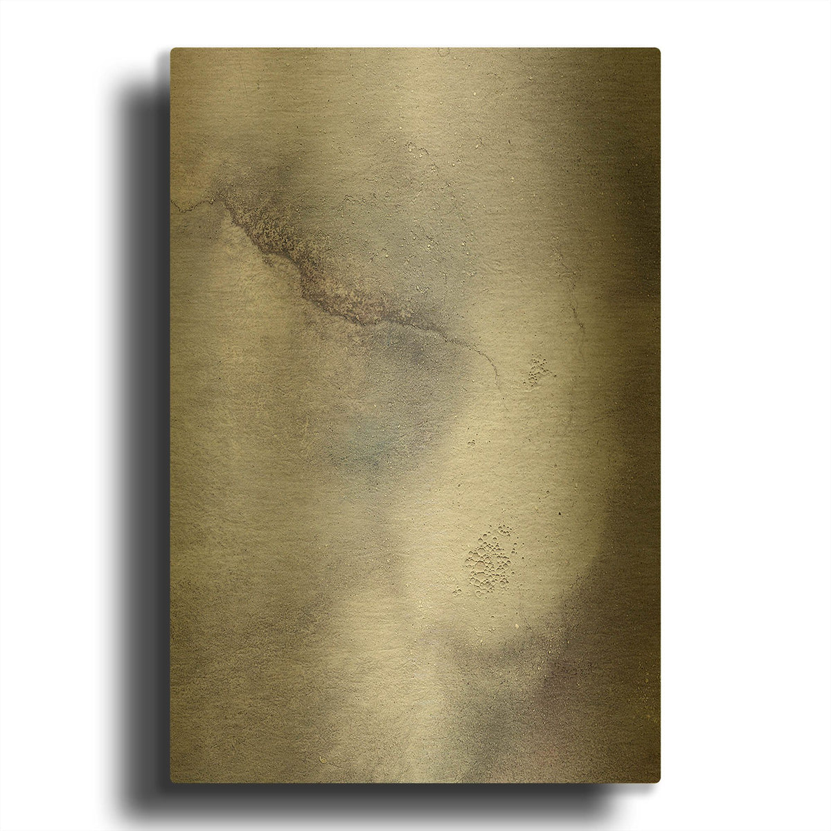 'Marble' By Incado Gold Metal Wall Art