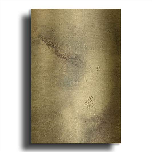 'Marble' By Incado Gold Metal Wall Art