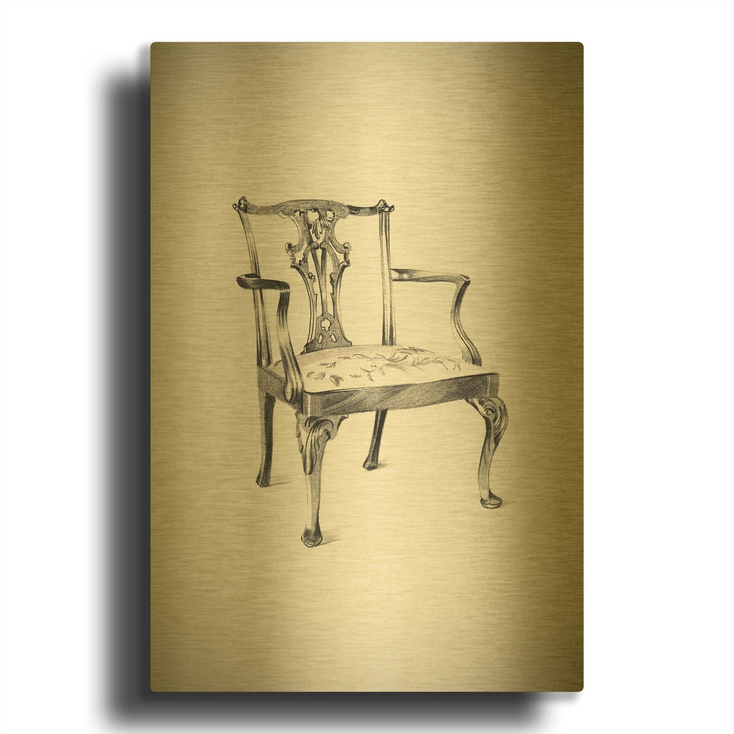 'Moment' By Incado Gold Metal Wall Art