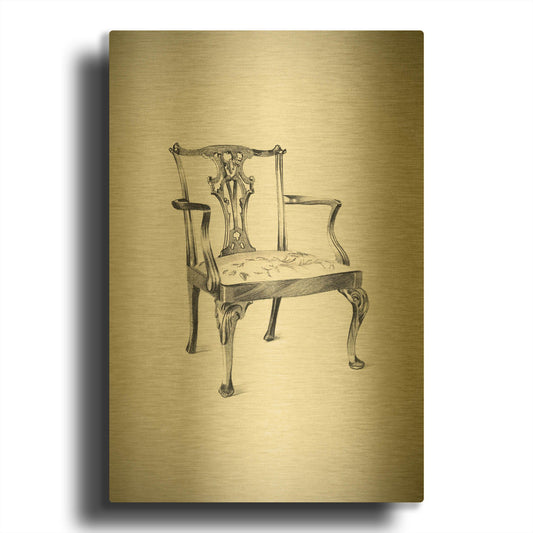 'Moment' By Incado Gold Metal Wall Art