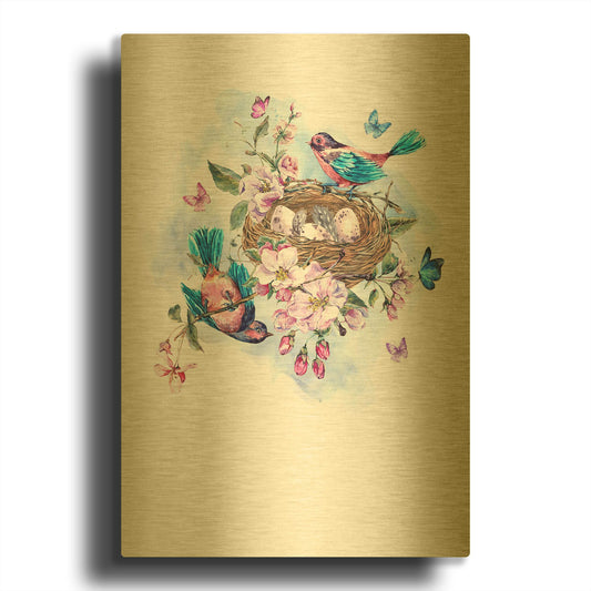 'New Beginning' By Incado Gold Metal Wall Art