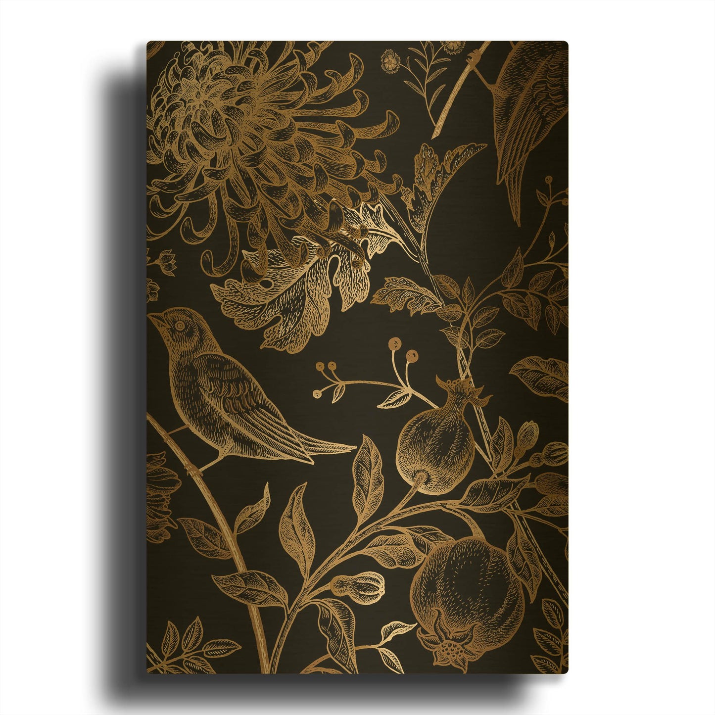 'Nordic Victorian I' By Incado Gold Metal Wall Art