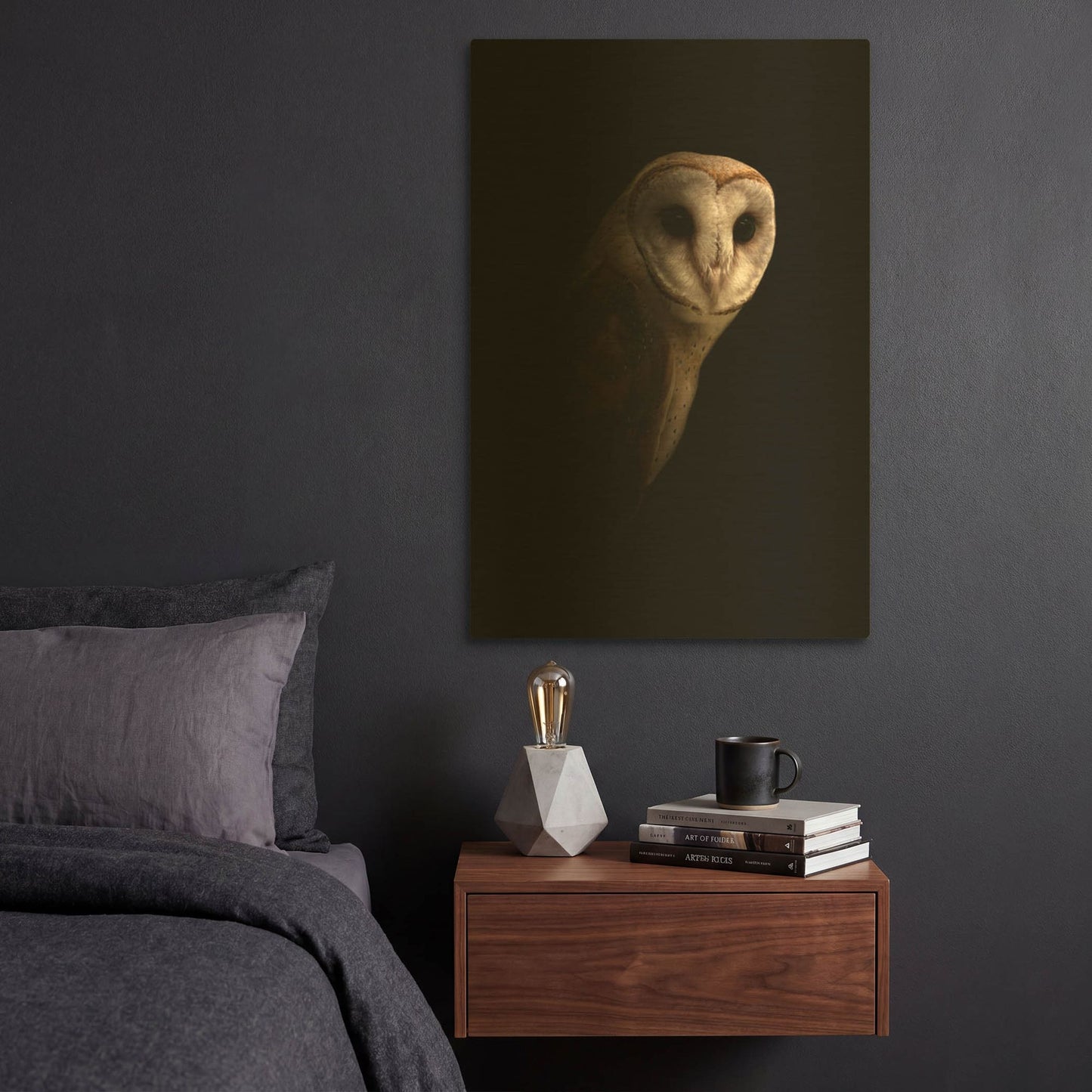 'Owl' By Incado Gold Metal Wall Art