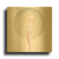 'Pastel Muse' By Incado Gold Metal Wall Art
