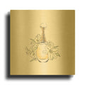 'Perfume III' By Incado Gold Metal Wall Art
