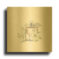 'Perfume VI' By Incado Gold Metal Wall Art
