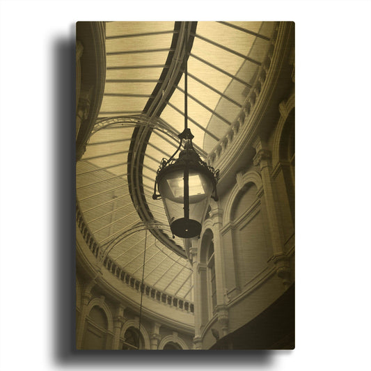 'Rotunda' By Incado Gold Metal Wall Art