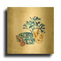 'Sea Life II' By Incado Gold Metal Wall Art