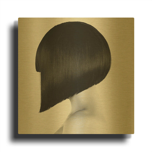 'Sharp' By Incado Gold Metal Wall Art