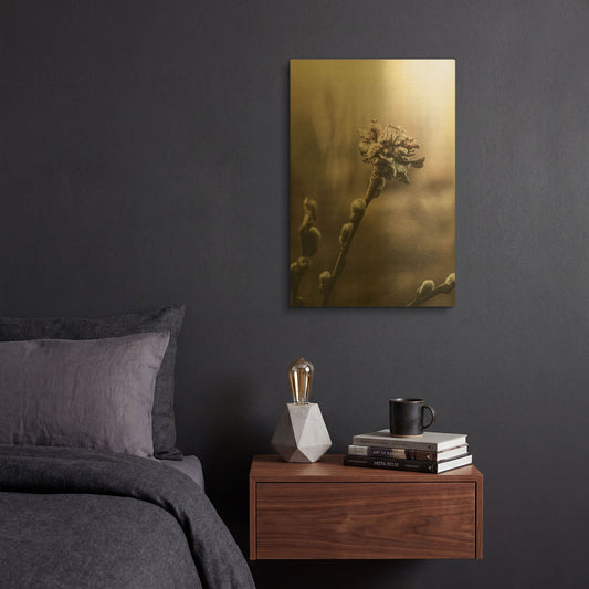 'Spring' By Incado Gold Metal Wall Art