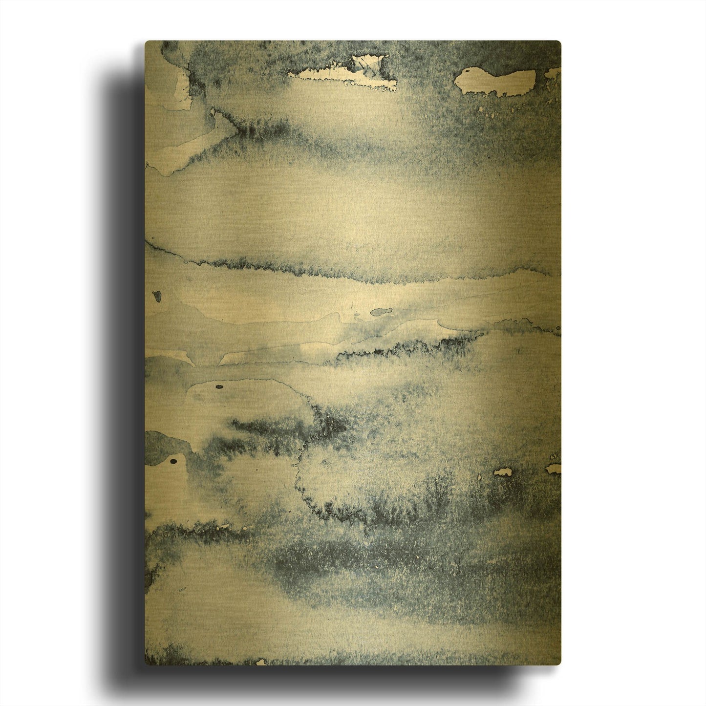 'Water I' By Incado Gold Metal Wall Art