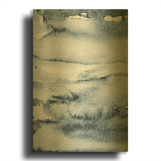 'Water I' By Incado Gold Metal Wall Art