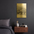 'Winter Storm' By Incado Gold Metal Wall Art