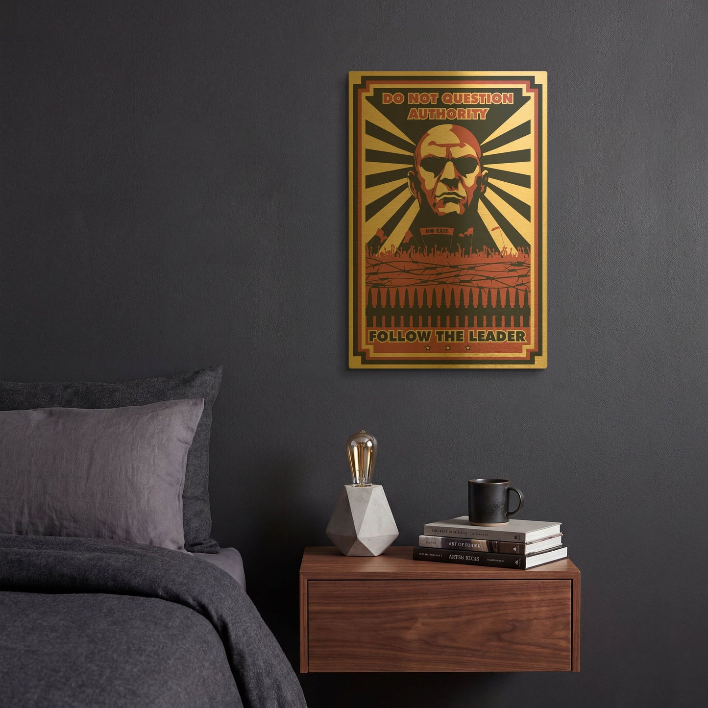 'Leader' By LUXE Gold Metal Wall Art