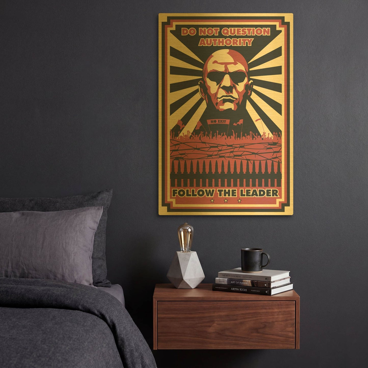 'Leader' By LUXE Gold Metal Wall Art