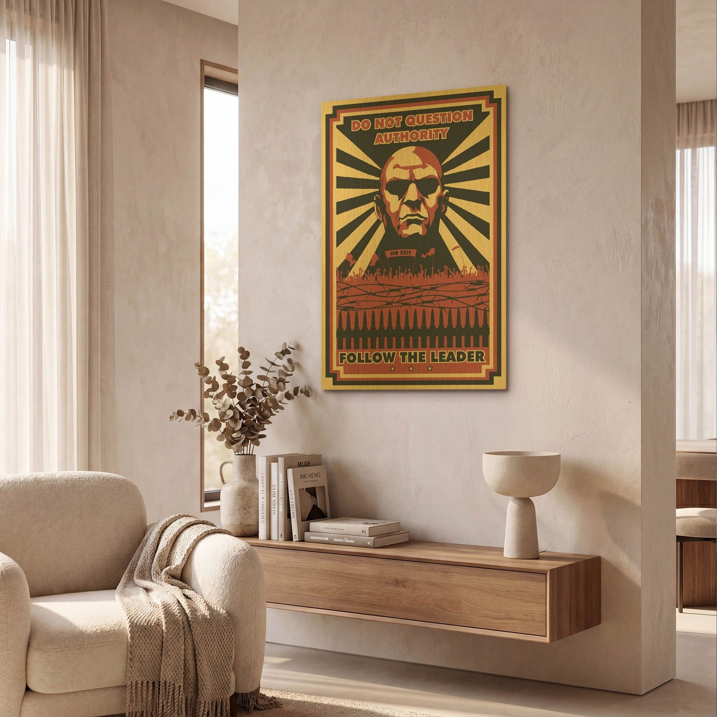 'Leader' By LUXE Gold Metal Wall Art