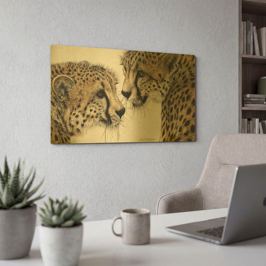 'A Special Bond' By Jan Henderson Gold Metal Wall Art
