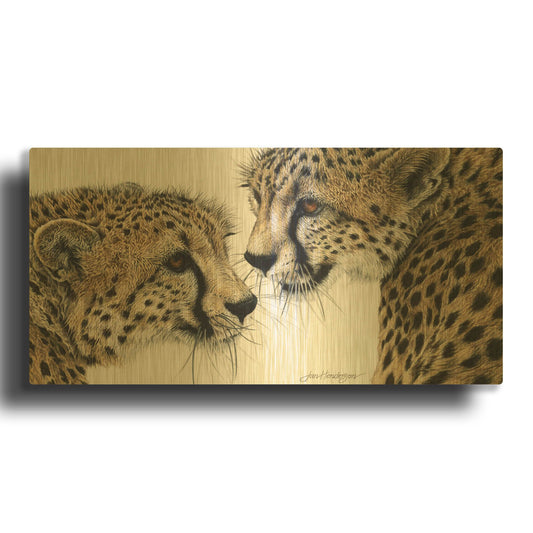 'A Special Bond' By Jan Henderson Gold Metal Wall Art