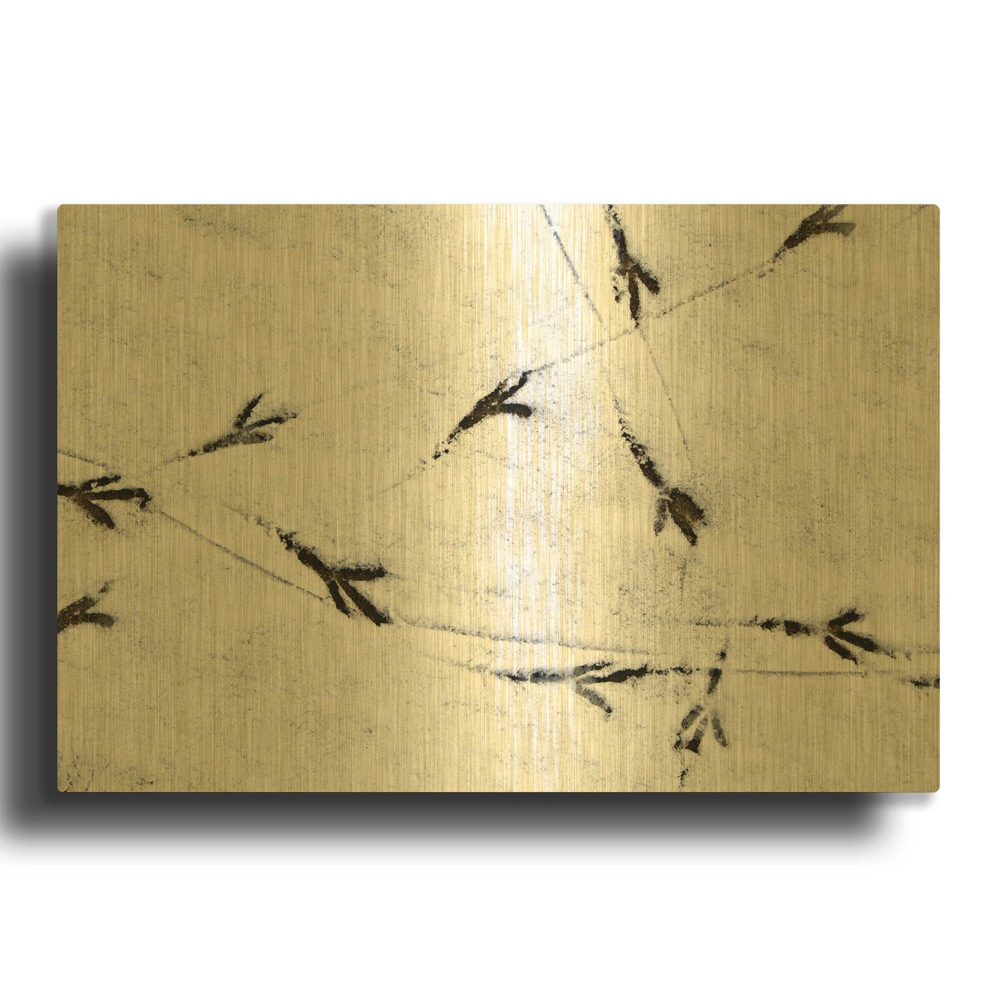 'Bird' By LUXE Gold Metal Wall Art
