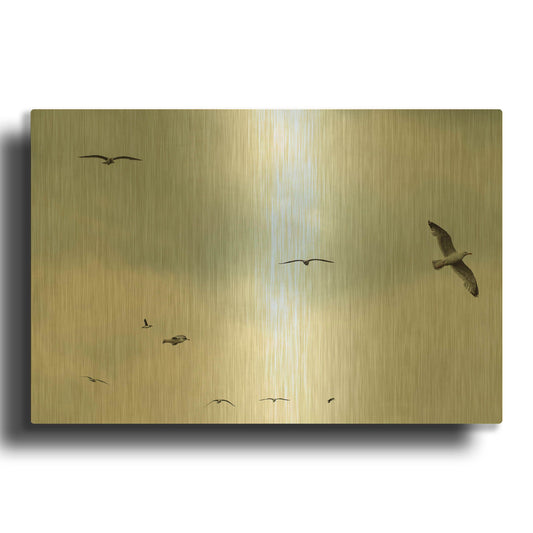 'Sky Patrol' By LUXE Gold Metal Wall Art