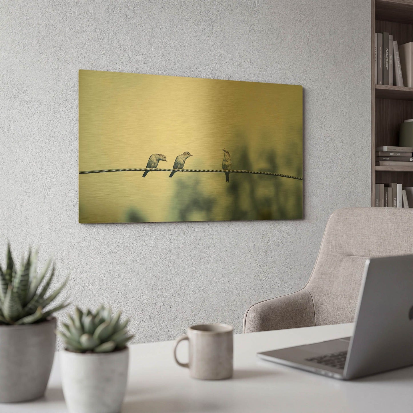 'Three Musketeers' By LUXE Gold Metal Wall Art