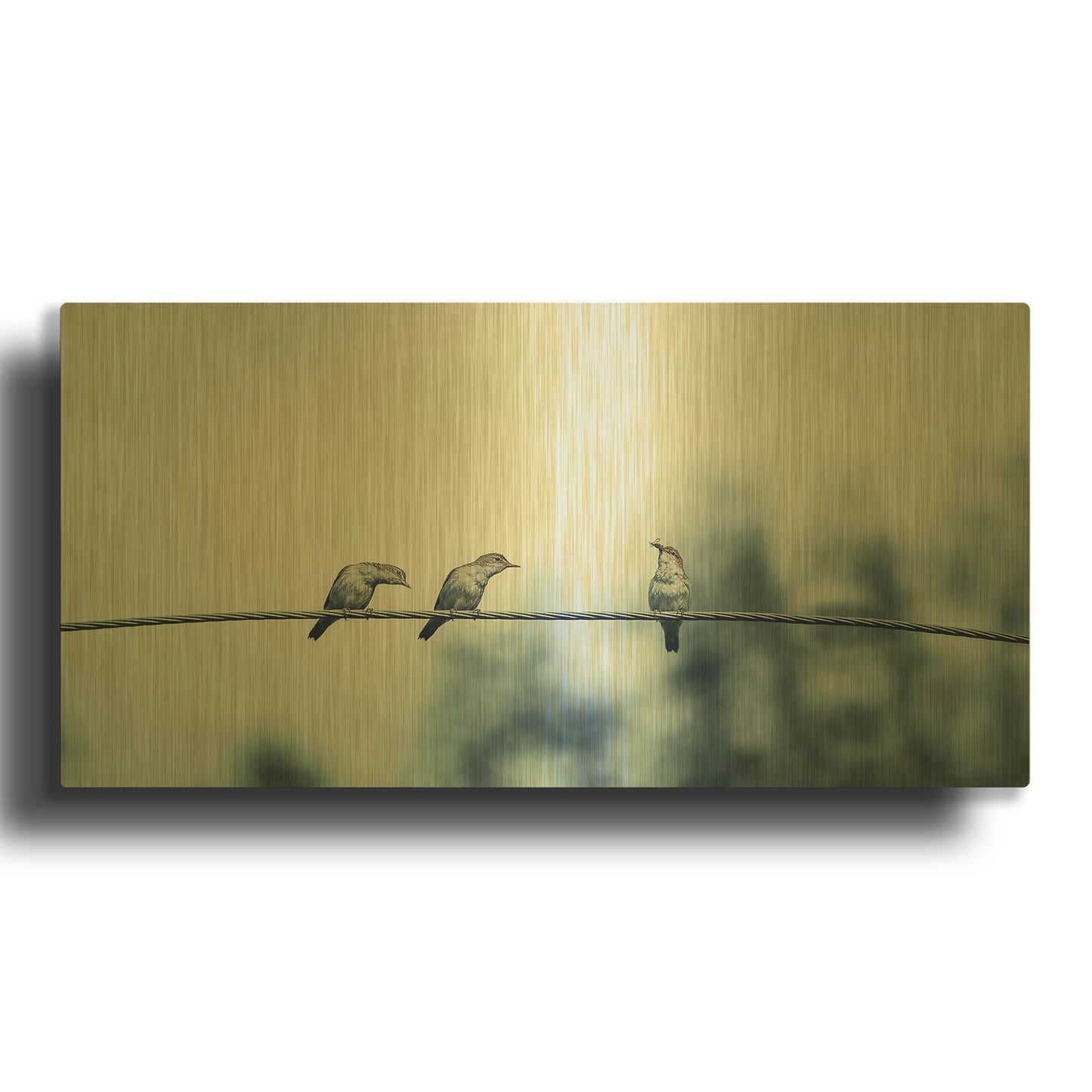 'Three Musketeers' By LUXE Gold Metal Wall Art