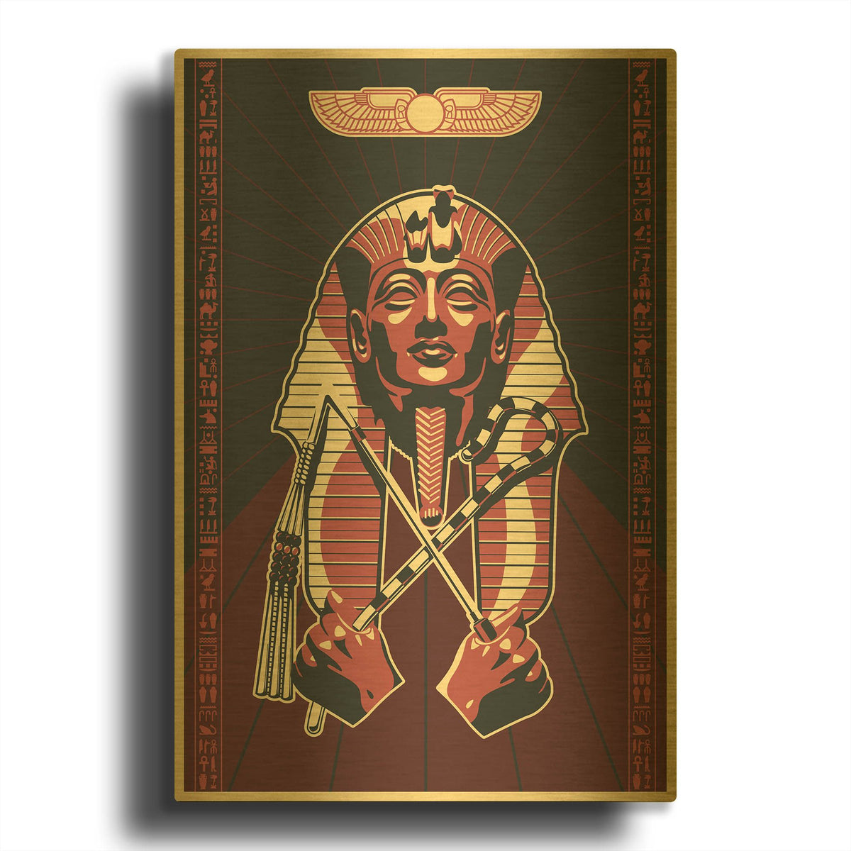 'Pharoah' By LUXE Gold Metal Wall Art
