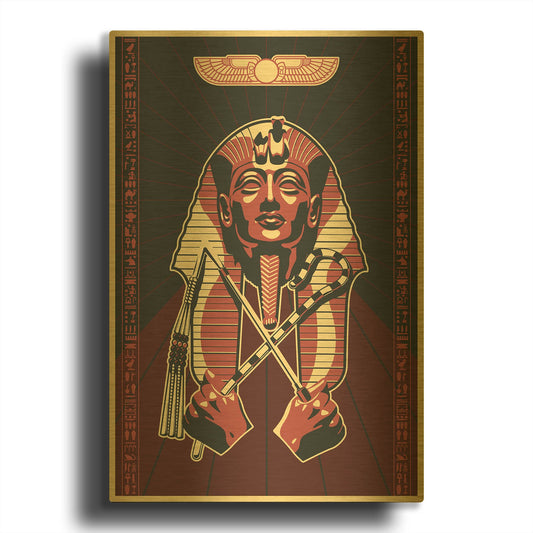 'Pharoah' By LUXE Gold Metal Wall Art