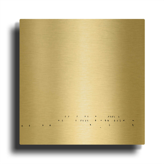 'Winter Sky' By LUXE Gold Metal Wall Art