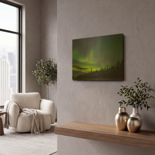 'Northern Lights 3' By LUXE Gold Metal Wall Art