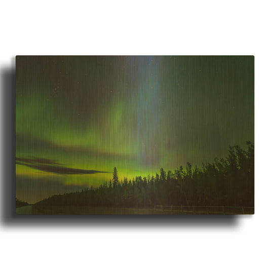 'Northern Lights 3' By LUXE Gold Metal Wall Art