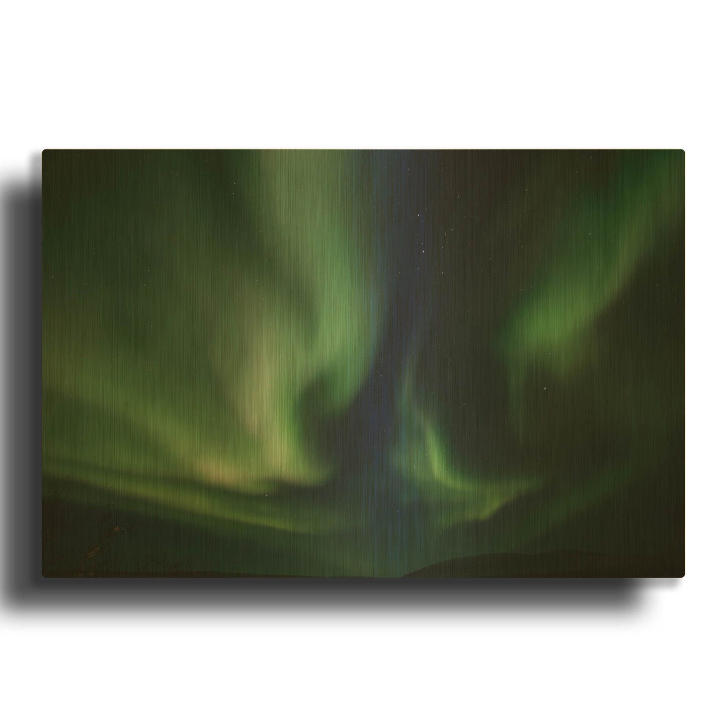 'Northern Lights 8' By LUXE Gold Metal Wall Art