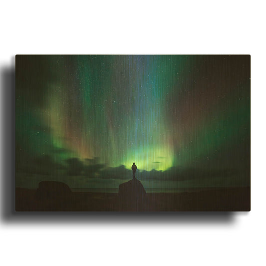 'Norway Lofoten Islands' By LUXE Gold Metal Wall Art