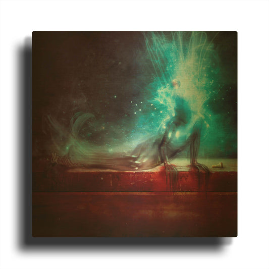 'A Dying Wish' By Mario Sanchez Nevado Gold Metal Wall Art
