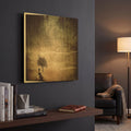 'A Fine Day To Exit' By Mario Sanchez Nevado Gold Metal Wall Art