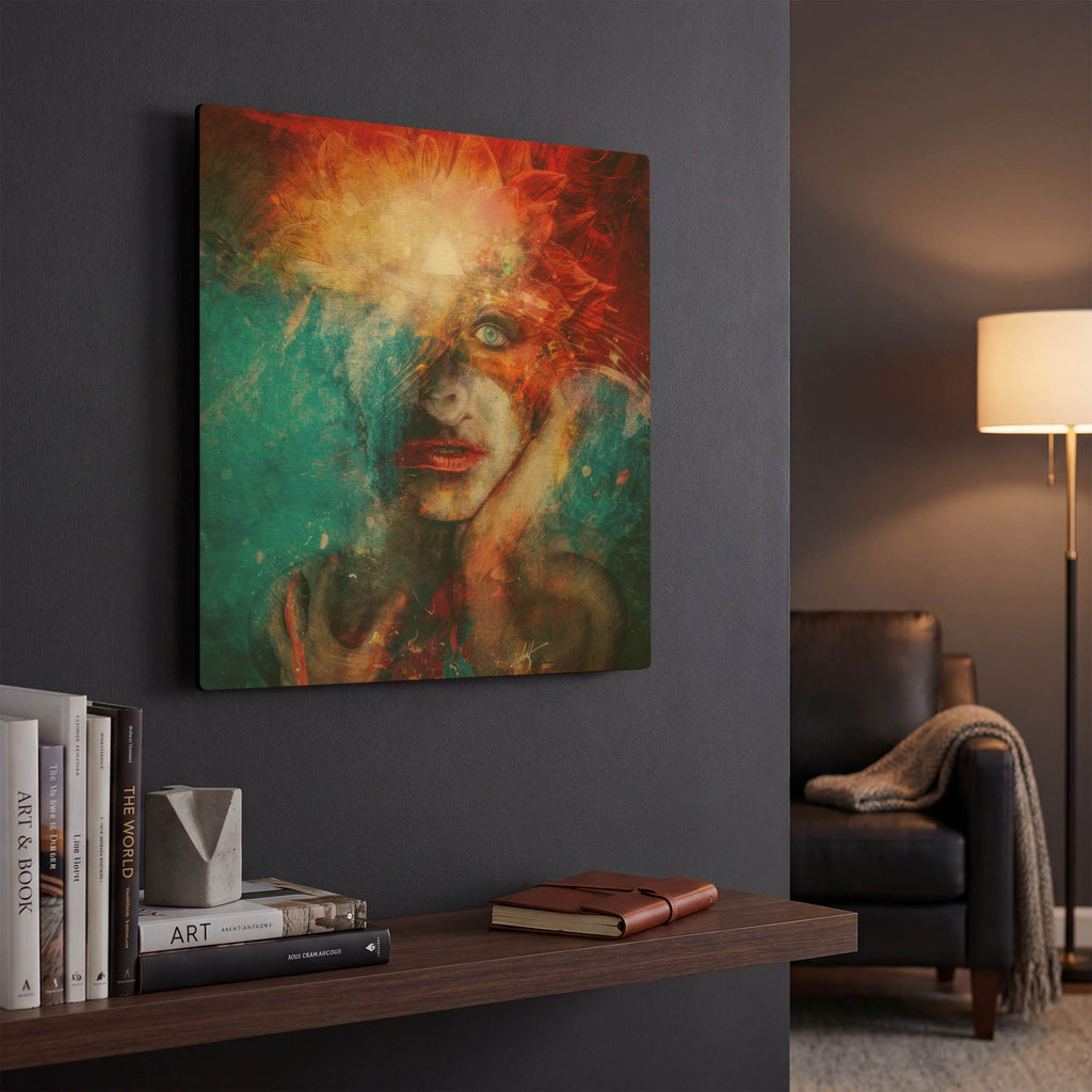 'Dethroned' By Mario Sanchez Nevado Gold Metal Wall Art